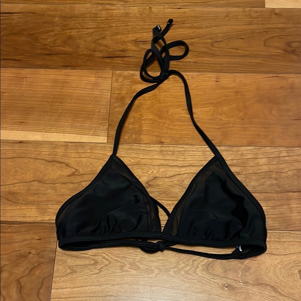 Black Triangle Bikini Top